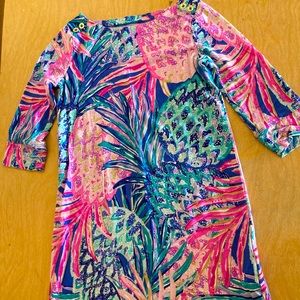 Girls 6/7 Lilly Pulitzer Pineapple Dress
